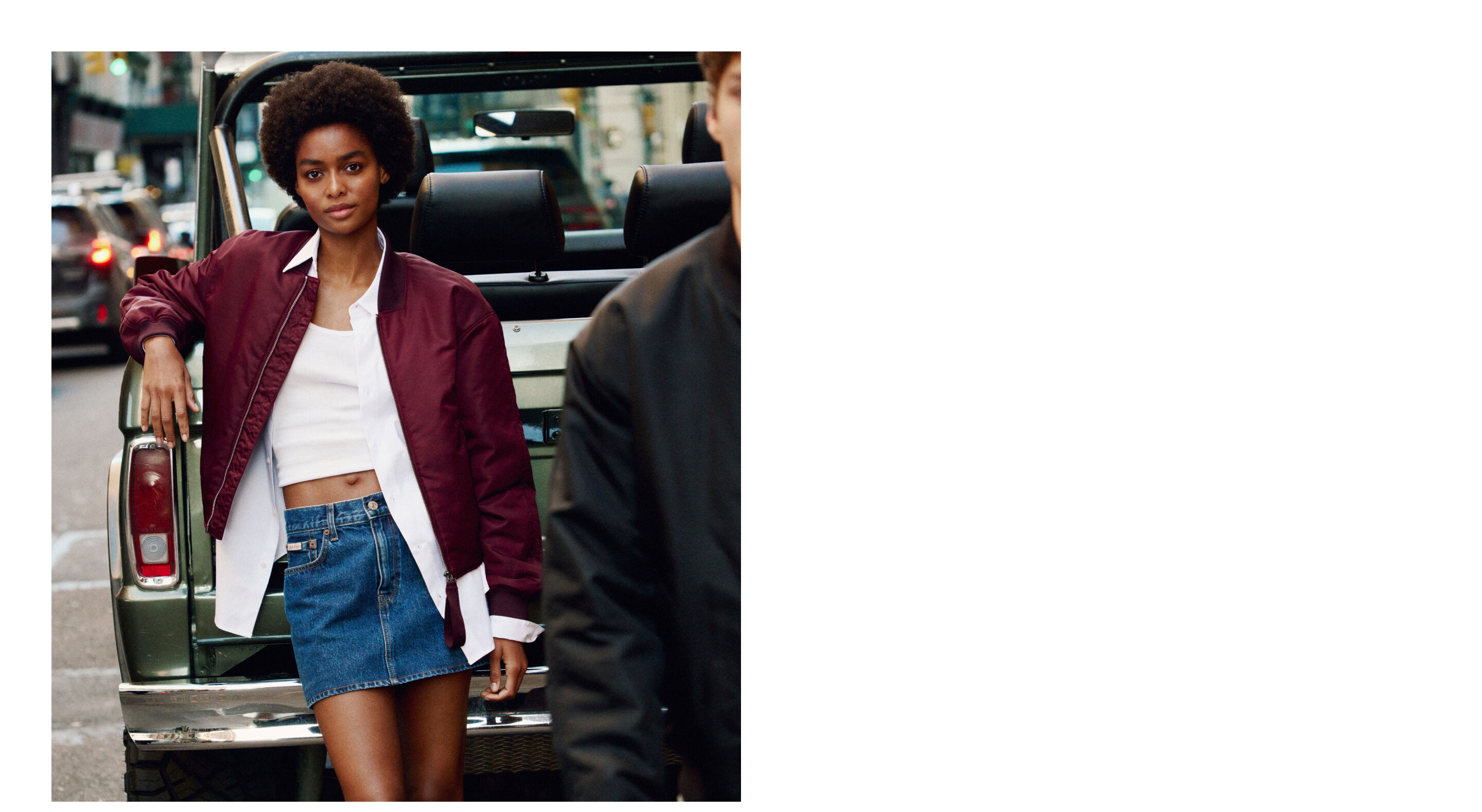 Calvin Klein featuring Women's denim Skirts